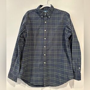 Ralph Lauren Heavyweight Men's Blue Plaid Casual Shirt